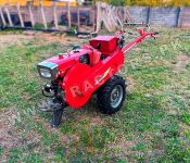 Massive MT-20 Electric Walking Tractor with Rotary Tiller & Plough - 2 Furrow